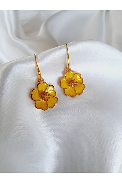 Minnoş Dükkan Flower Design Earrings
