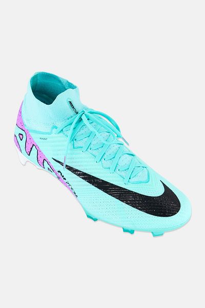 Nike Men Superfly 9 Elite Fg Lace Up Football Shoes, Turquoise