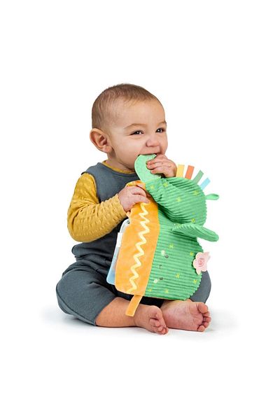 Ingenuity Calm Springs Soft Teething Activity Book, 0-36 months