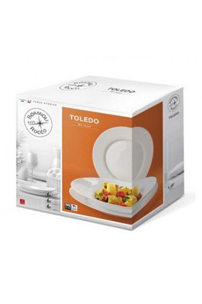 Bormioli Rocco 19-piece plate service set TOLEDO MN0110253
