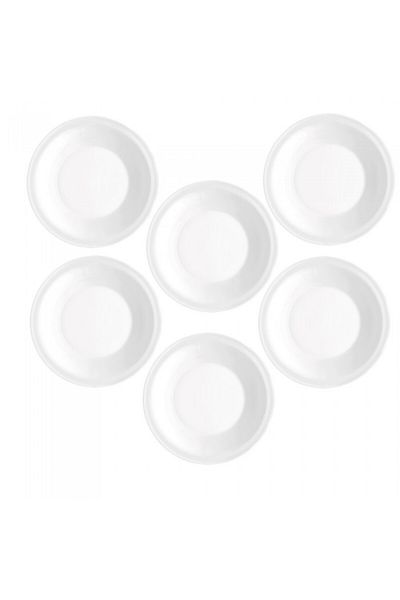 Bormioli Rocco Set of 6 opal soup plates Bormioli Performa 23cm