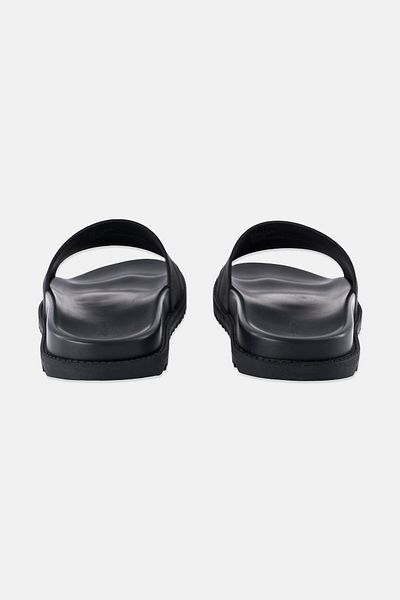 Steve Madden Men Slip On Slides, Black