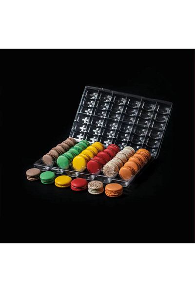 Pavoni Macaron display tray, 200 pcs, 36 cavities, 295×195 mm