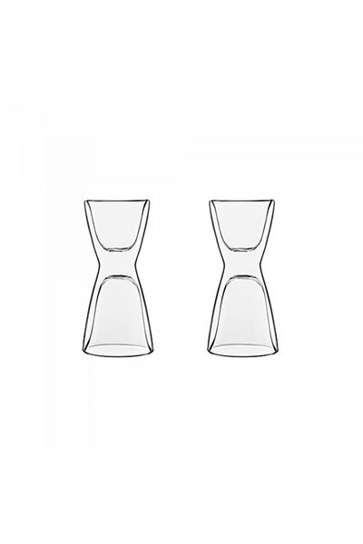 Luigi Bormioli Set 2 pahare termice cu pereti dubli 65ml/100ml D6,7xH14,2cm