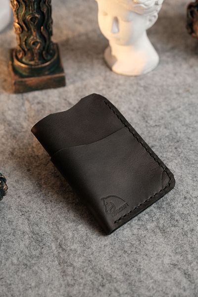 TROYACRAFT Handmade Leather Card Holder Wallet - Sardis