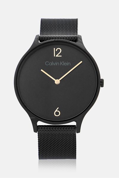 Calvin Klein Women 25200004 Stainless Steel Analog Watch 38mm, Black