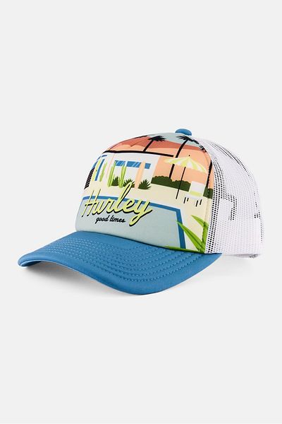 Hurley Women Graphic Print Adjustable Cap, Multicolor
