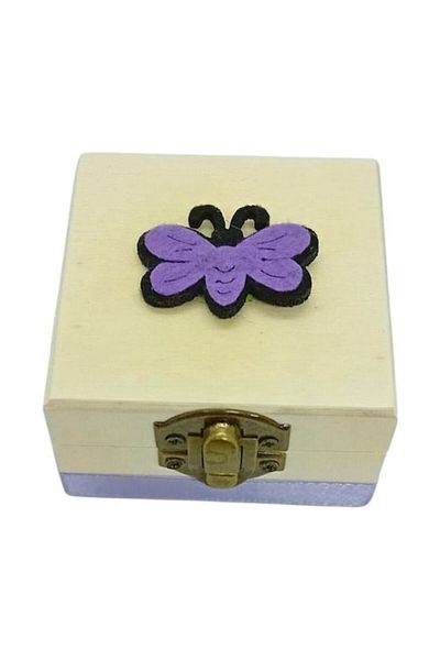 OEM Cutiuta pentru prima suvita din lemn natur, personalizata