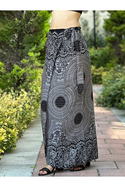 Gönülden Tasarım Ethnic Patterned Binding Women's Skirt