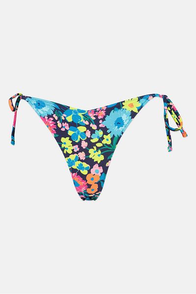 aerie Women Floral Print Non Padded Bikini Top, Multicolor