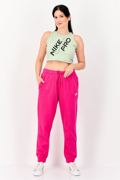 Nike Women Standard Fit Embroidered Logo Outdoor Sweatpants, Fuchsia