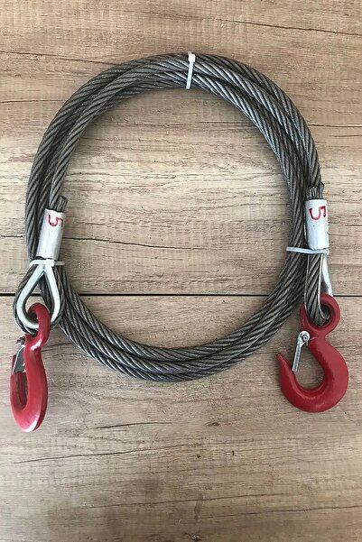 PADRİ 10 mm Kalınlıkta 5 Metre 9 Tona Kadar Çeken Çelik Çekme Çeki Halat çekme halatı