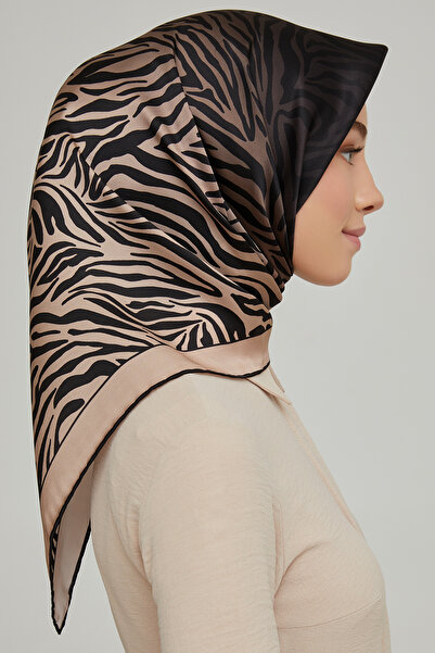 Armine Silk Scarf 8654D (Twi̇ll) (Nostalji̇)-22