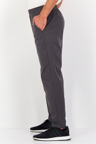 RBX Men Sportswear Fit Plain Outdoor Track Pants, Dark Grey