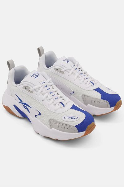 Reebok Kids Boy Vector Running Shoes, White/Blue