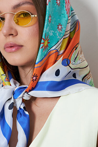 D scarf İPEK FULAR EŞARP
