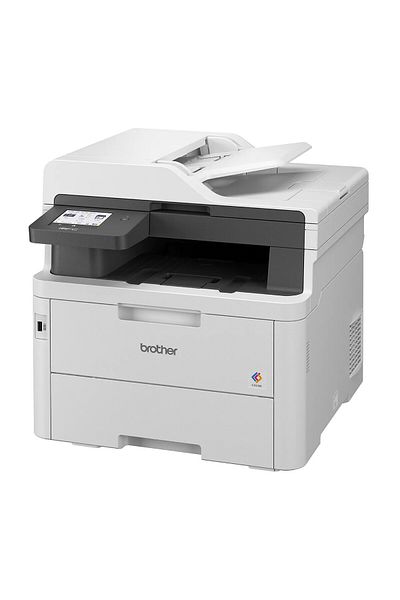 Brother طابعة ليزر ملونة MFC-L3760CDW، طابعة ليزر ملونة LED متعددة الوظائف، صغيرة الحجم وهادئة، للاستخدام المكتبي