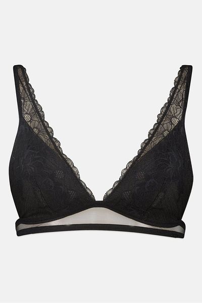 Calvin Klein Women Lace Lightly Padded Bra, Black