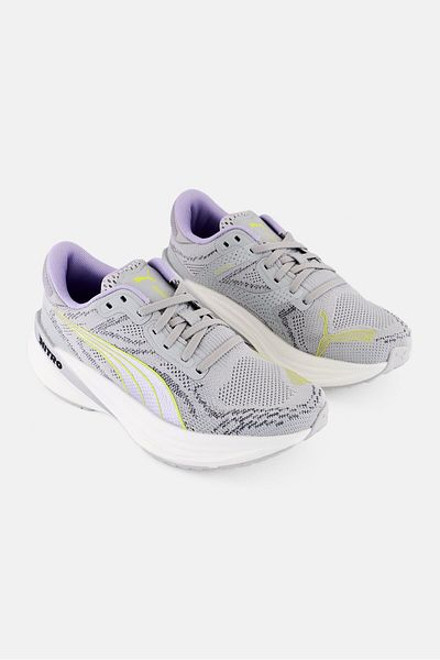 Puma Women Magnify Nitro 2 Lace Up Running Shoes, Grey