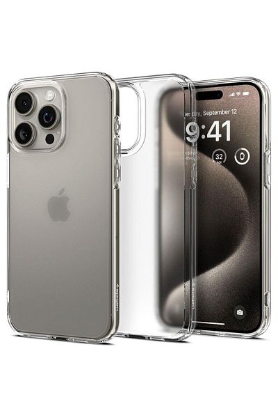 Spigen Etui Ultra Hybrid na iPhone 15 Pro Max przezroczyste