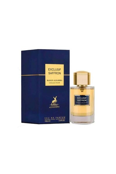 Maison Alhambra Exclusive Saffron Eau de Parfum Unisex, 100 ml, Eau de Parfum, 100 ml