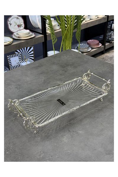 ROY KING Royking Rectangular Flat Silver 37 cm Service