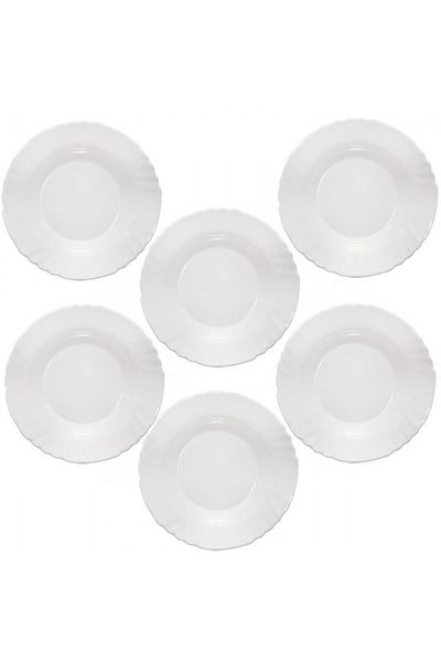 Bormioli Rocco Set of 6 dessert plates BORMIOLI EBRO opal 20cm