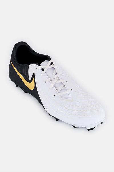 Nike Men Phantom GX II Academy FG/MG Lace Up Football Shoes, White