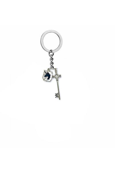 Herşey Nota Attack on Titan Military Police Symbol & Key Figure Keychain |   Unisex Anime Accessory
