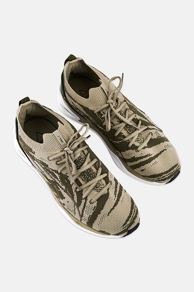 Puma Men TRC Blaze Knit Lace Up Outdoor Shoes, Multicolor