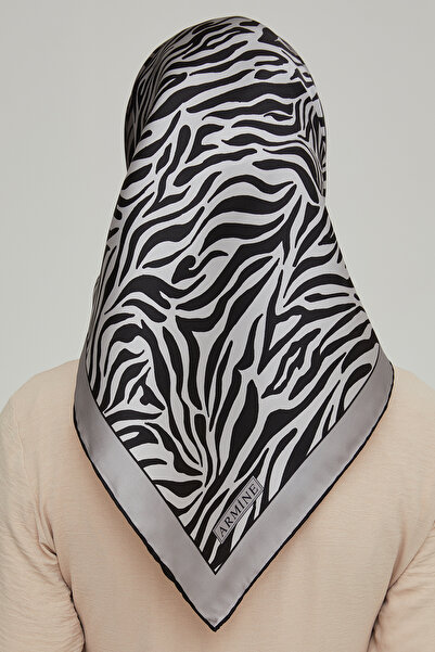 Armine Silk Scarf 8654D (Twi̇ll) (Nostalji̇)-24