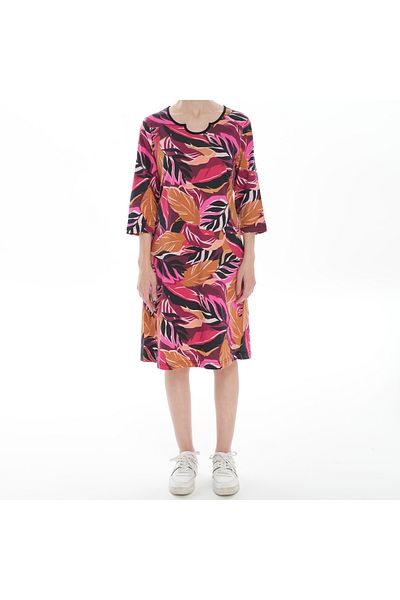 ASN concept Women's Patterned Dress (with Oversized Option)