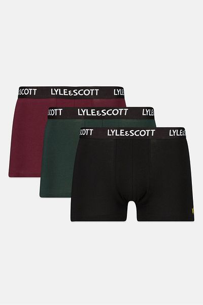 Lyle & Scott Men 3 Pcs Brand Logo Trunk, Multicolor