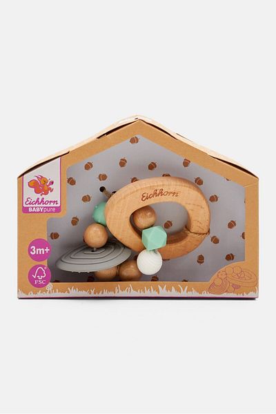 Eichhorn Baby Teether, Natural