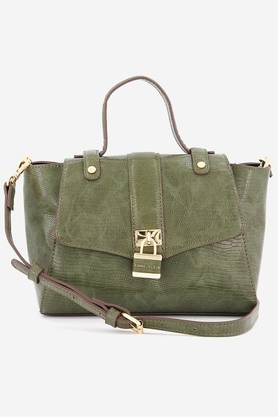 Anne Klein حقيبة ساتشل بيكر نسائية، 26 طول × 18 ارتفاع × 7.5 عرض، زيتوني