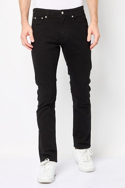 Calvin Klein Men Athletic Fit Stretch Washed Jeans, Black