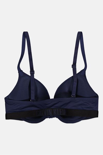 Calvin Klein Women Padded Underwired Push Up Bra, Navy Blue