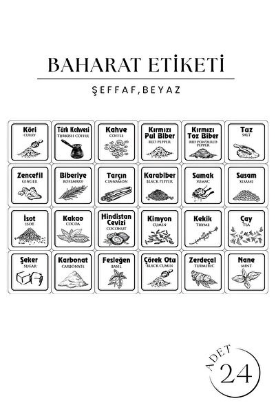 Justyol Set of 9 Bowl Square Storage Containers with Labels 550 ml - Spice and Food Organizer