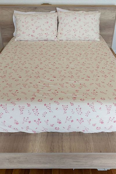 Newsevinç Ev Tekstili 100% Cotton Fitted Sheet Set Double - 160 X 200 cm