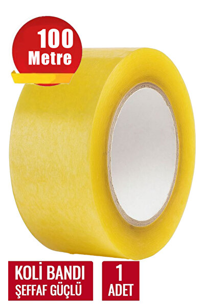 İnciFiks Koli Bandı 45 MM X 100 Metre Şeffaf Güçlü Yapışkanlı Kopmayan Bant B...