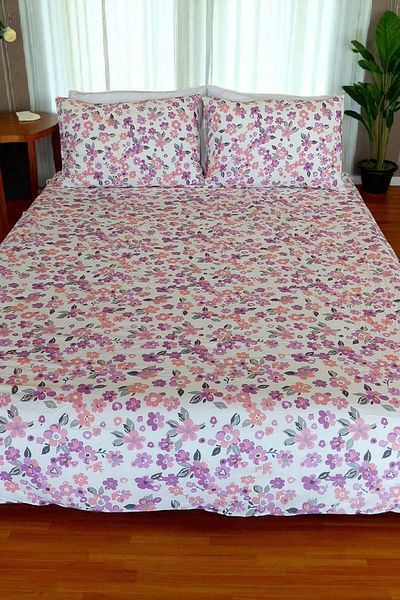 Newsevinç Ev Tekstili 100% Cotton Fitted Sheet Set Double - 160 X 200 cm