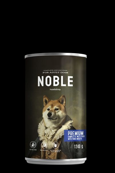 NOBLE PREMIUM HRANA UMEDA CAINI NOBLE PREMIUM 3 FELURI CARNE 1240 G
