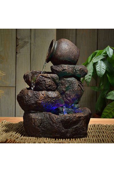OEM Fantana decorativa Zen de interior cu lumina ambientala: Calm si serenitate