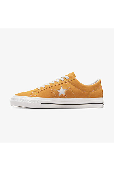 Converse One Star Pro Unisex Sarı Süet Sneaker