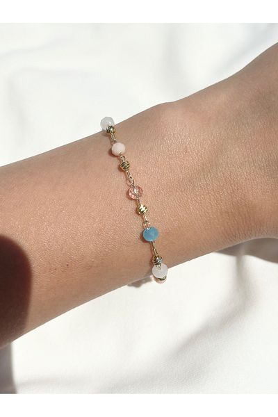 Eylülün Takısı Women's Gold Color Bead Bracelet