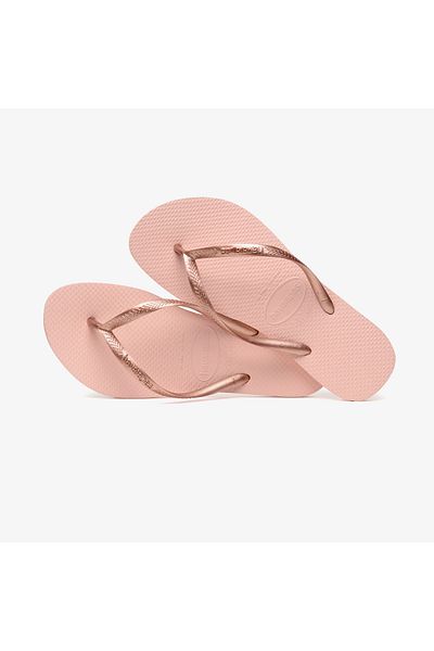 Havaianas Λεπτές παιδικές ροζ παντόφλες