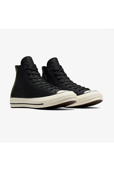 converse Chuck 70 Unisex Black Leather Sneaker
