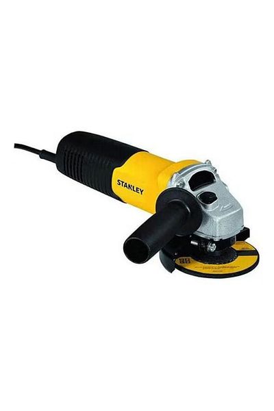 Stanley Corded Electric Angle Grinder – Yellow | High-Power Cutting & Grinding Tool