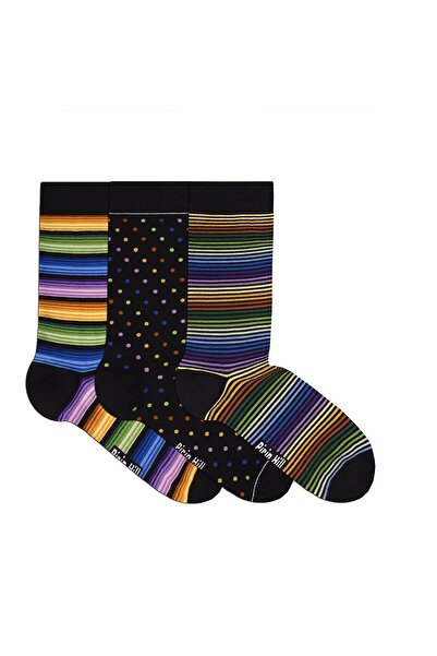 Pirin Hill Sosete bambus FINE BAMBOO curcubeu cutie 3 buc.