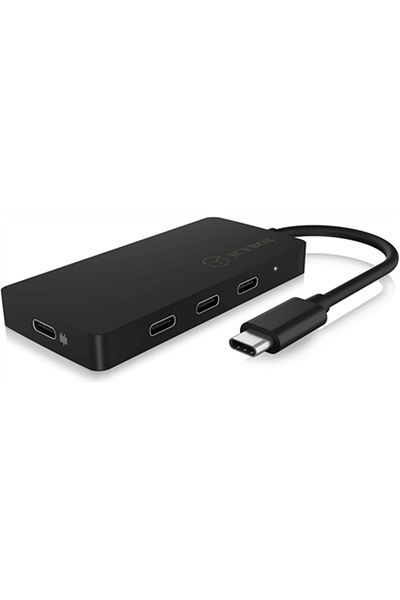 RaidSonic | 4-portowy hub z interfejsem USB typu C i portem PD | IB-HUB1429-CPD